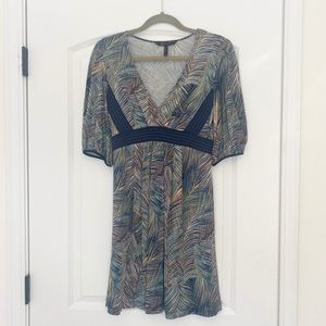 BCBG V-Neck Mini Dress